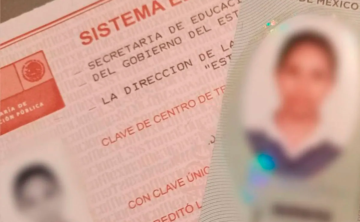 Datos de la escuela, logo, certificado de estudios.