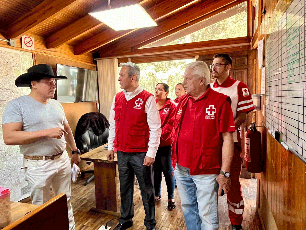 Concreta Cruz Roja Toluca primera dotación de ayuda humanitaria a favor de quienes combaten incendios forestales