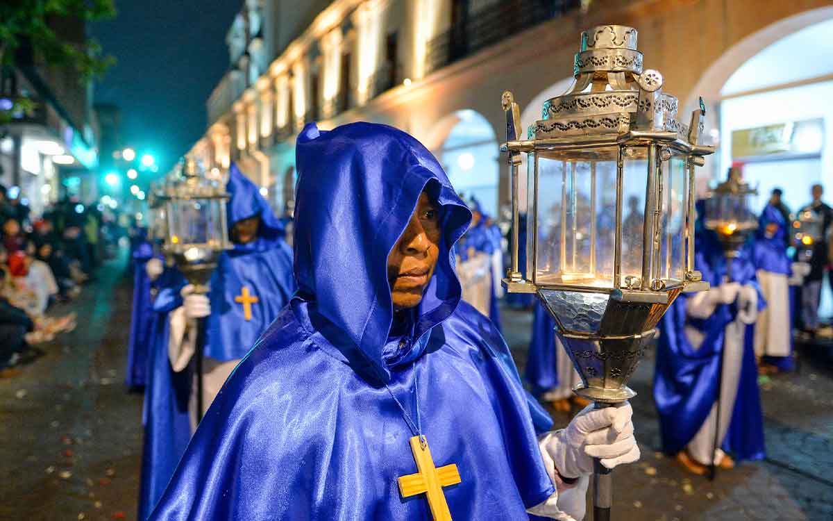 procesión del silencio en Toluca