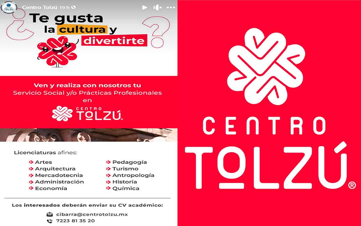 carreras para servicio social y practicas en centro tolzú toluca