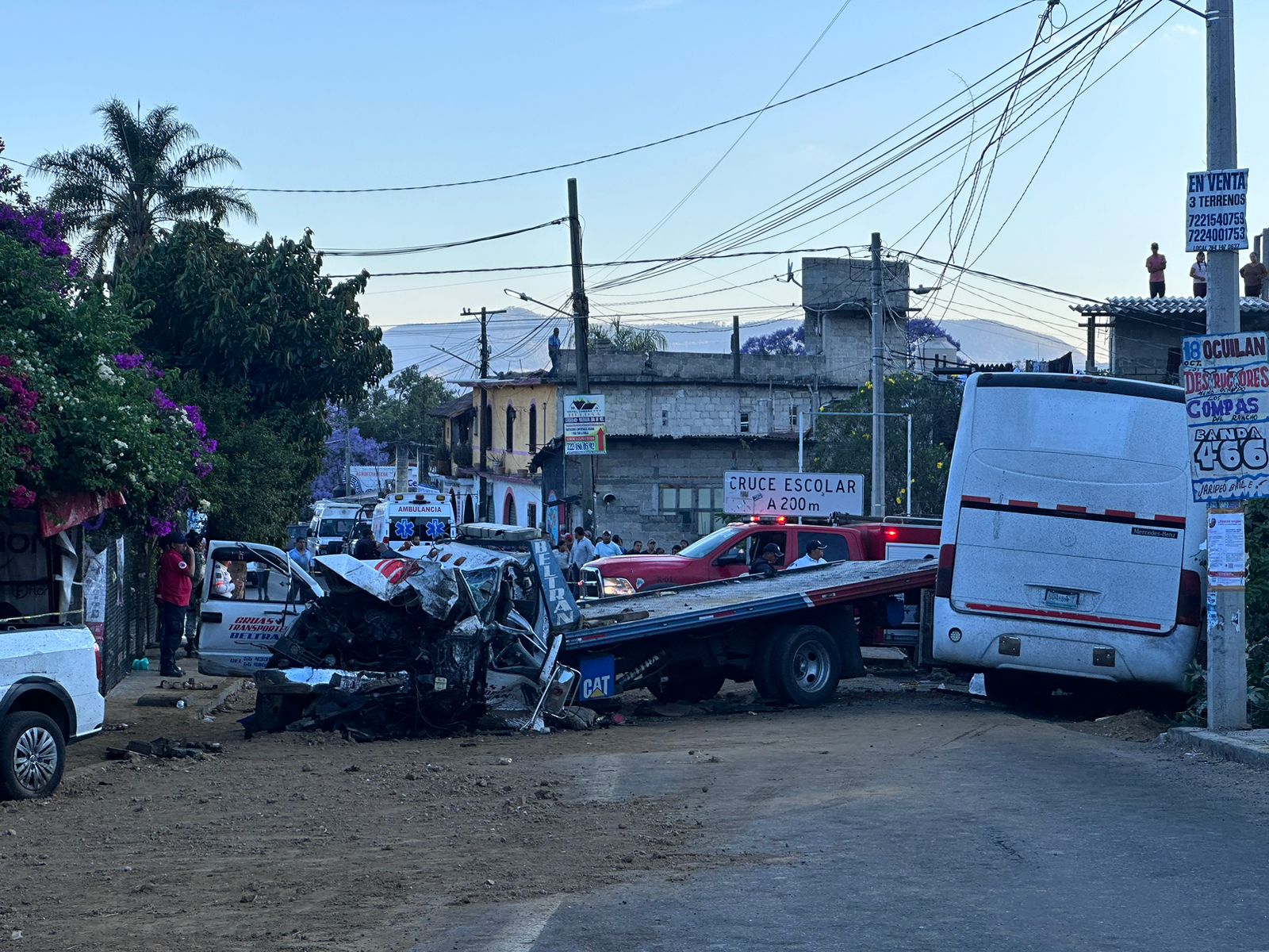 Accidente vehícular en Malinalco deja 3 muertos