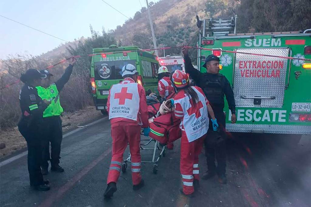 El Gobierno del Edomex actualizó la cifra del saldo generado por el camionazo en Malinalco Chalma registrado esta mañana