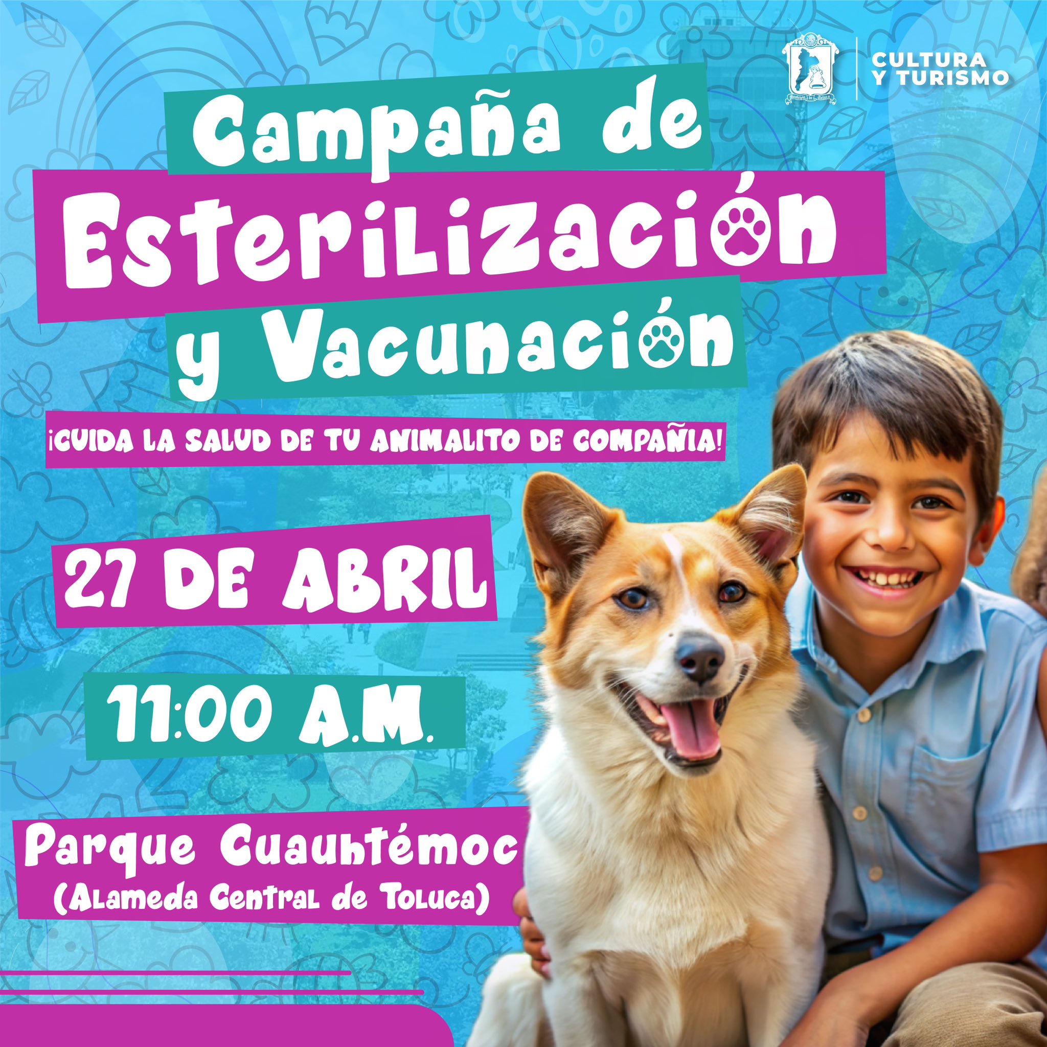 Campaña de estirilización y vacunación en Toluca