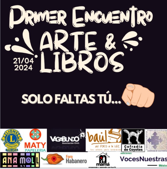Llevarán a cabo el Primer Encuentro de Arte y Libros en Toluca