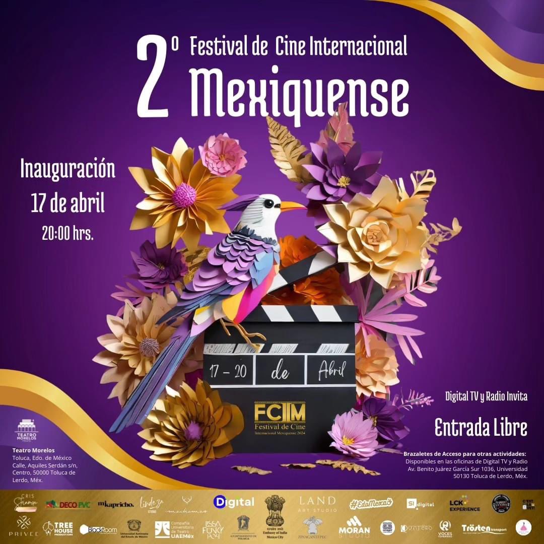 Anuncian el 2° Festival de Cine Internacional Mexiquense