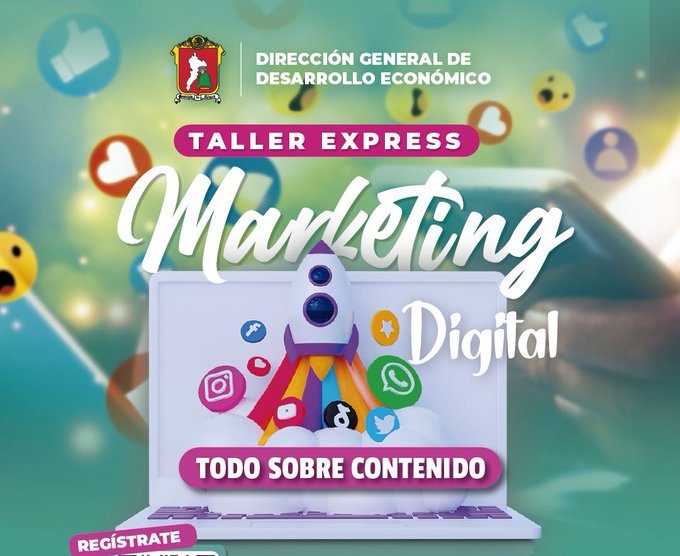 Asiste al taller de Marketing GRATIS en Toluca