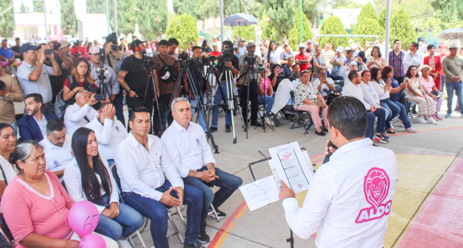 Aldo Ledezma Reyna en Cuautitlán gira de trabajo