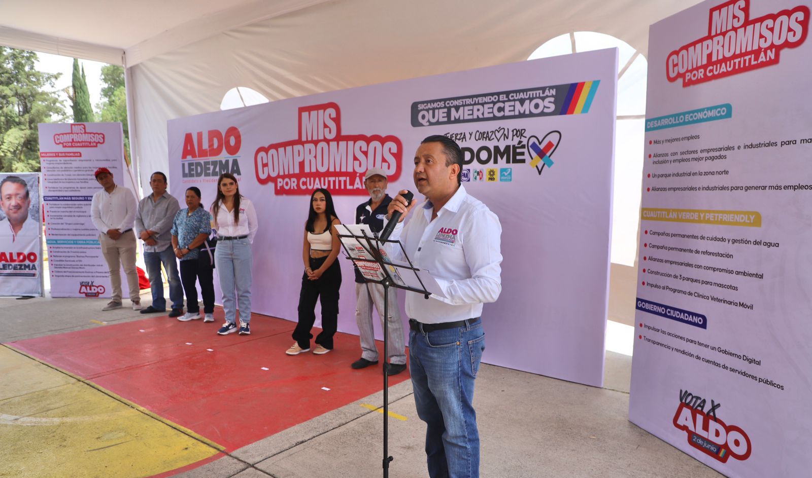 Aldo Ledezma Reyna rumbo a elecciones 2024