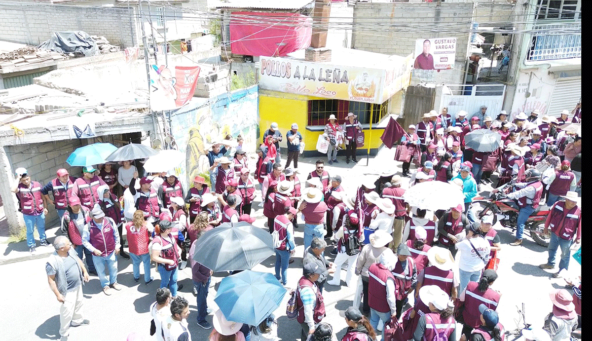 Avanza la ola “Ponte Vargas” y se fortalece, pese a obstáculos y actos antidemocráticos en Zinacantepec