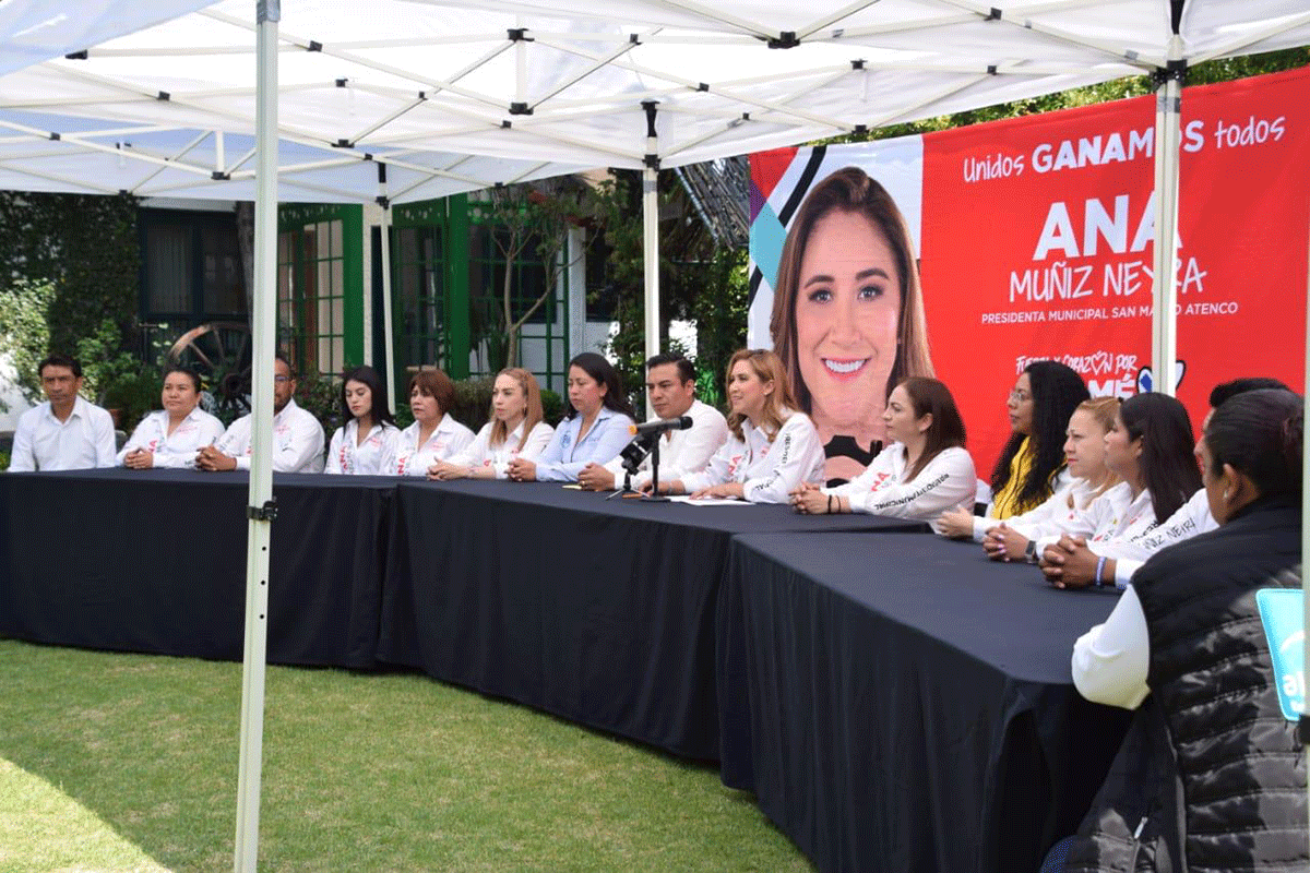 Rehúyen al debate público Morena, PT, PVEM y Movimiento Ciudadano en San Mateo Atenco