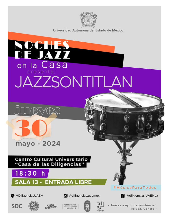 Prepárate y ve a bailar a las Noches de Jazz de UAEMéx