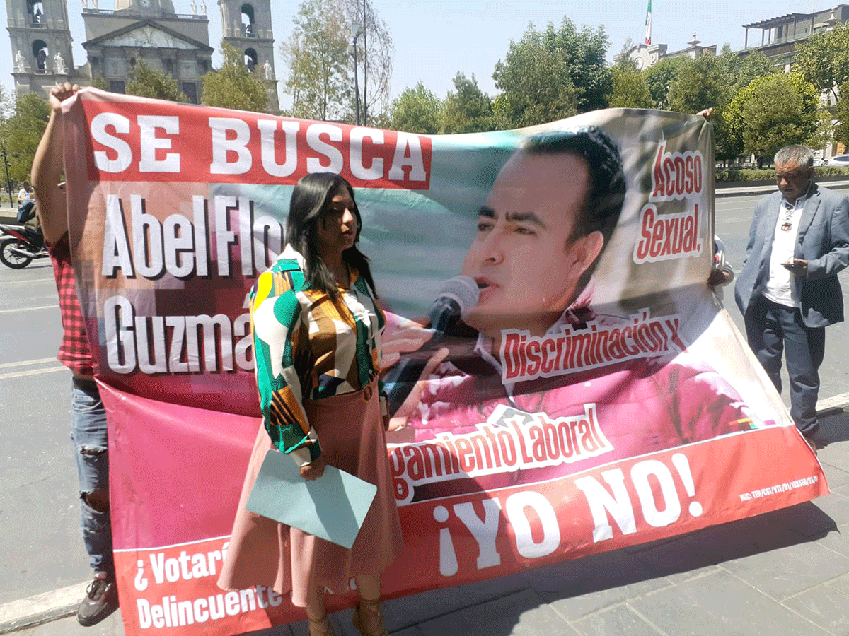 Víctima de acoso y abuso sexual le pide a la gobernadora impedir que el alcalde de Xalatlaco pueda participar como candidato a la reelección 