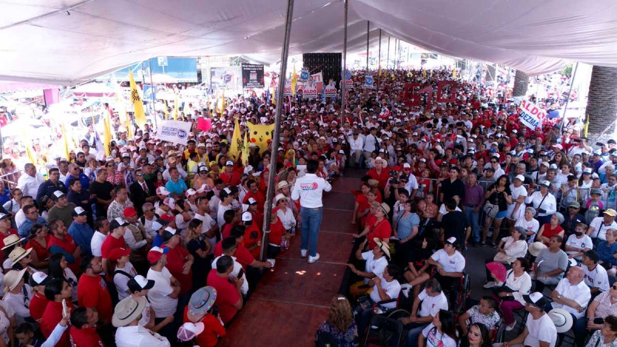 Aldo Ledezma realiza cierre de campaña en Cuautitlán