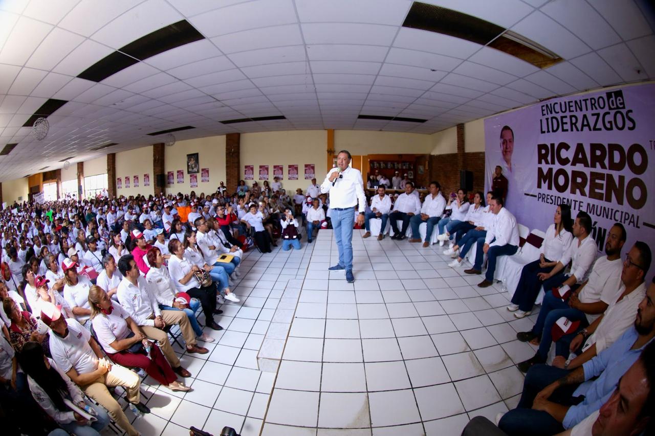 Más de mil liderazgos de asocicación se suman a Ricardo Moreno - Lado.mx