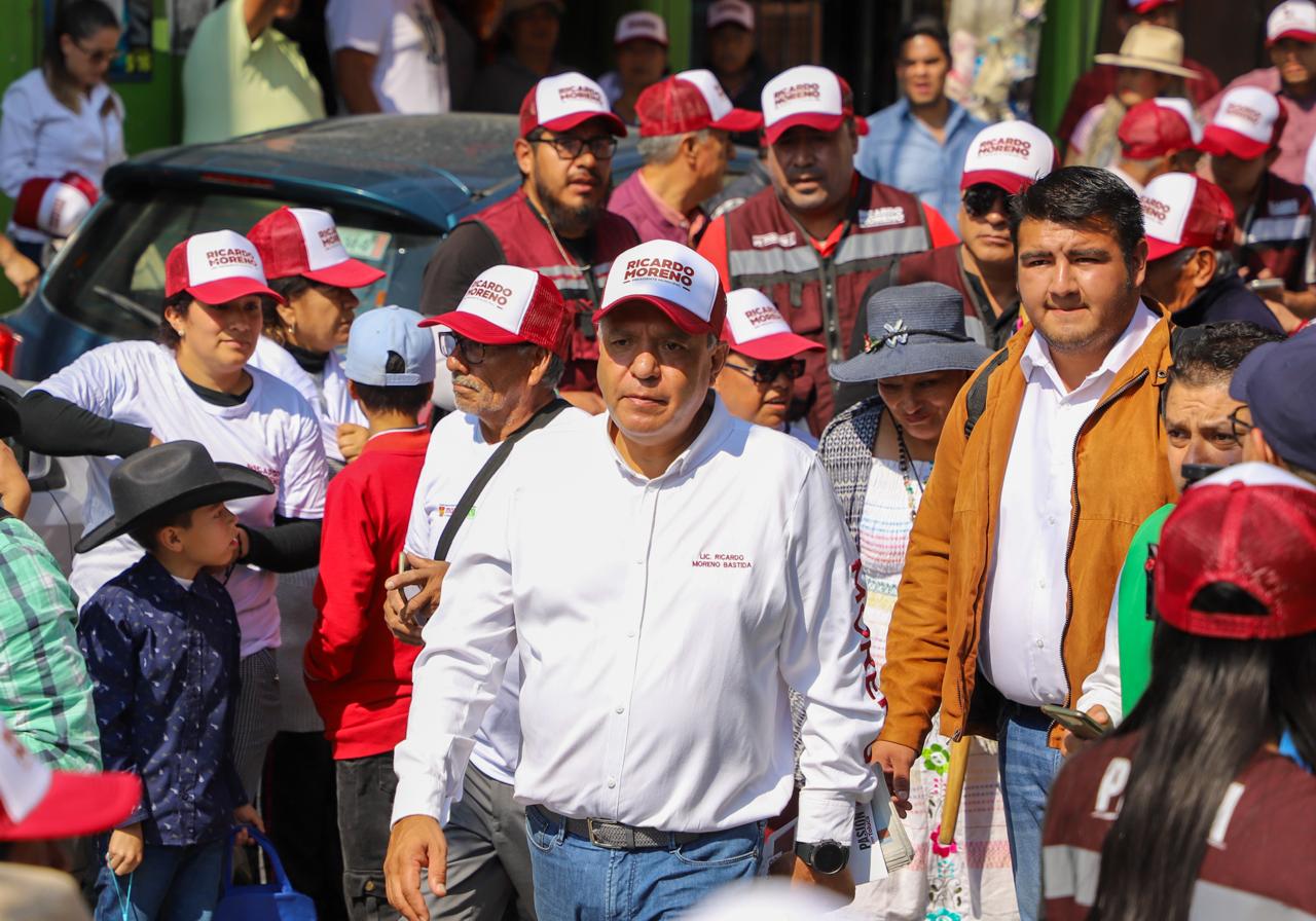 Ricardo Moreno presenta plan de trabajo en Tlacotepec