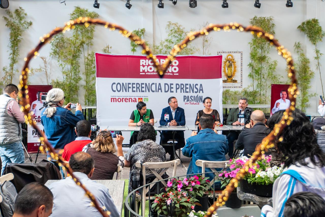 Conferencia de prensa Ricardo Moreno