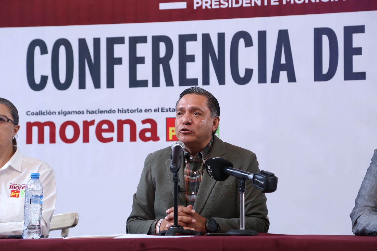 Conferencia de Ricardo Moreno a medios de comunicación
