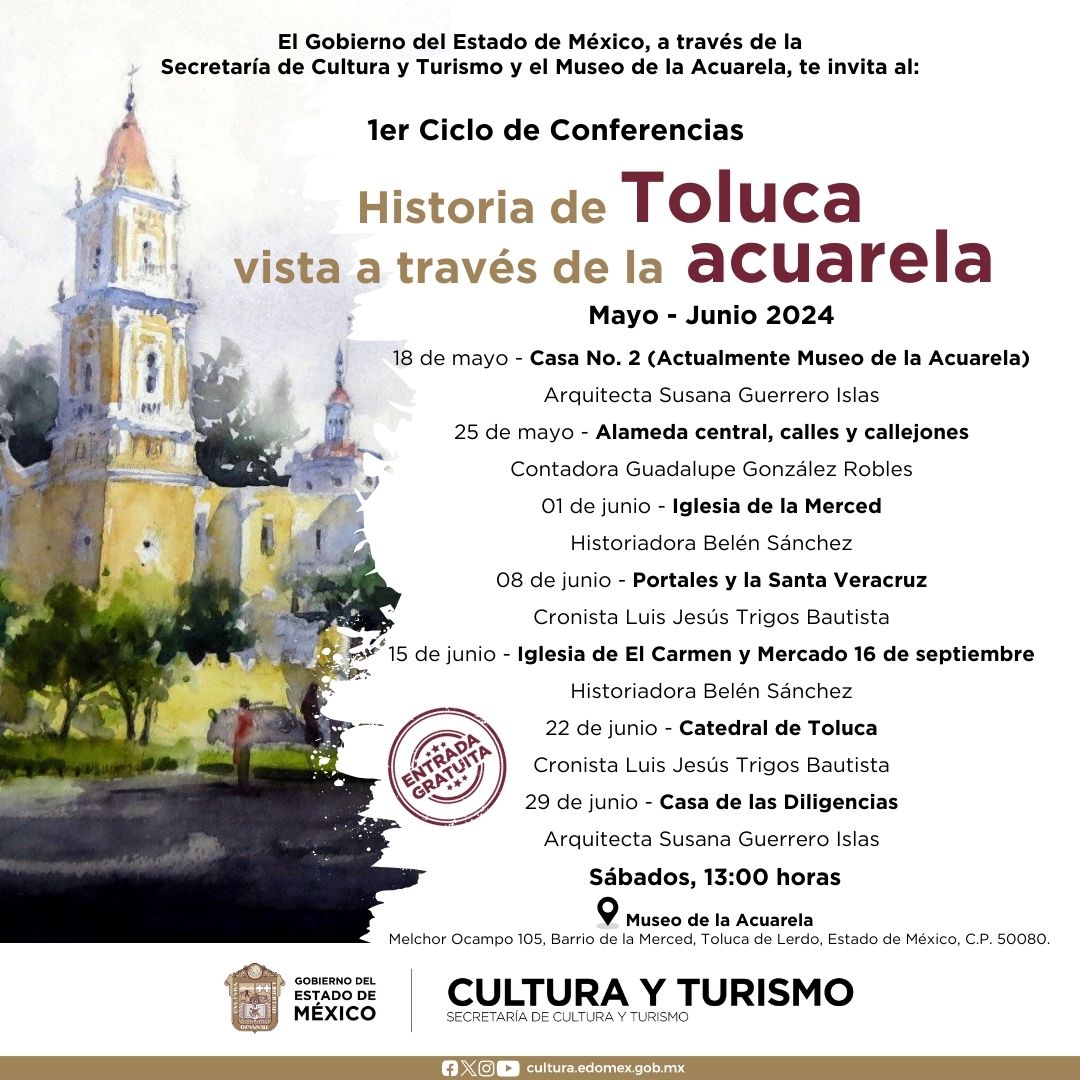 Descubre la historia de Toluca a través de la acuarela