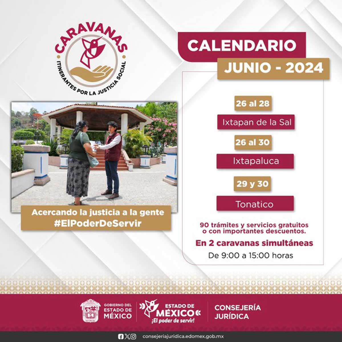 Caravanas Itinerantes Edomex; Checa las próximas fechas