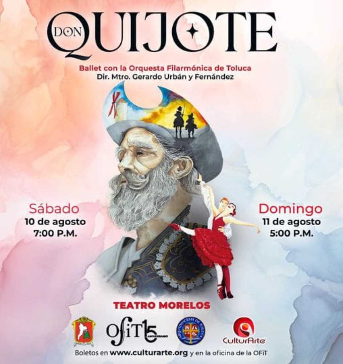 Se acerca el Ballet de «Don Quijote» musicalizado por la OFiT en Toluca