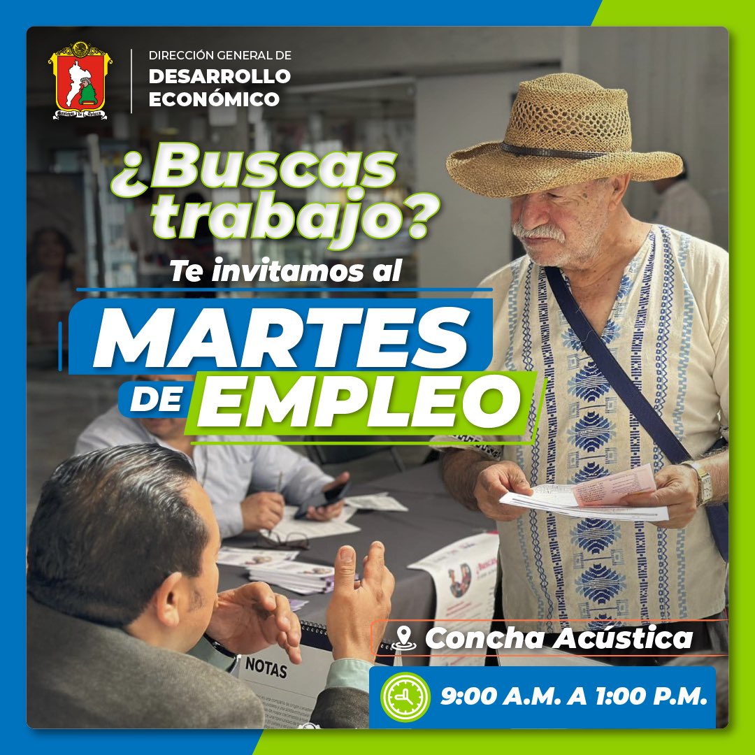 ¿Buscas trabajo? Asiste al martes de empleo en Toluca