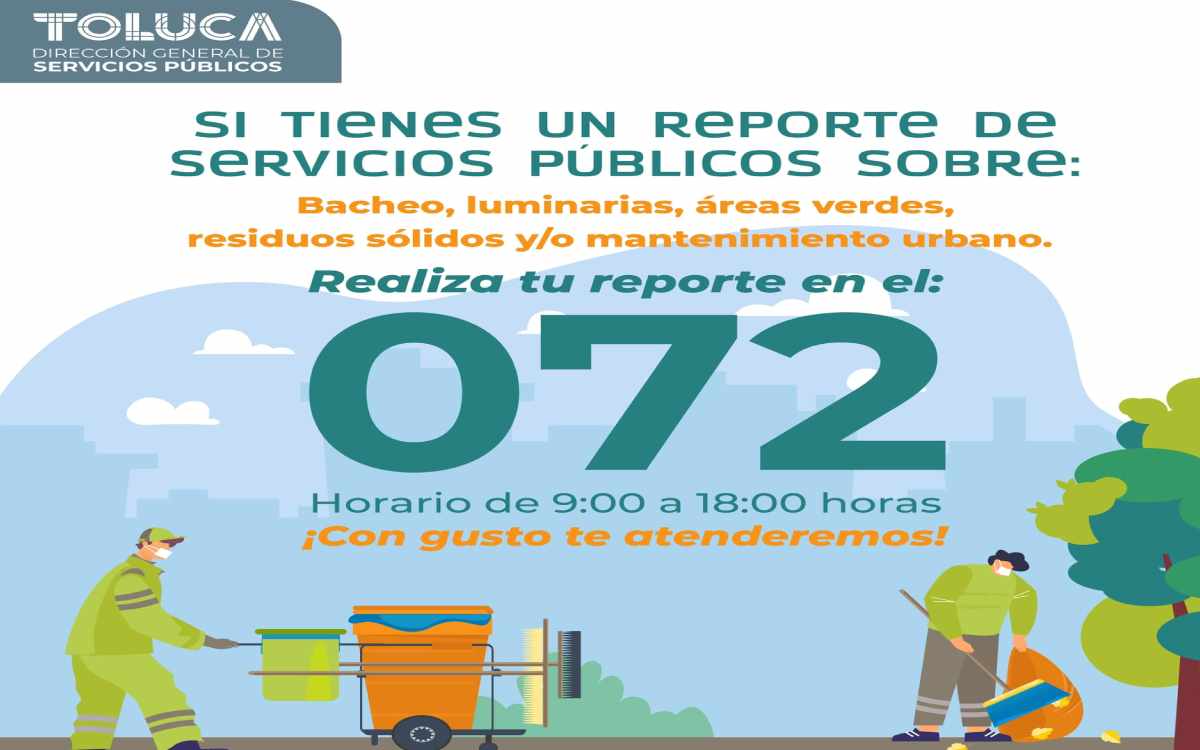 reporta luminarias en capital mexiquense