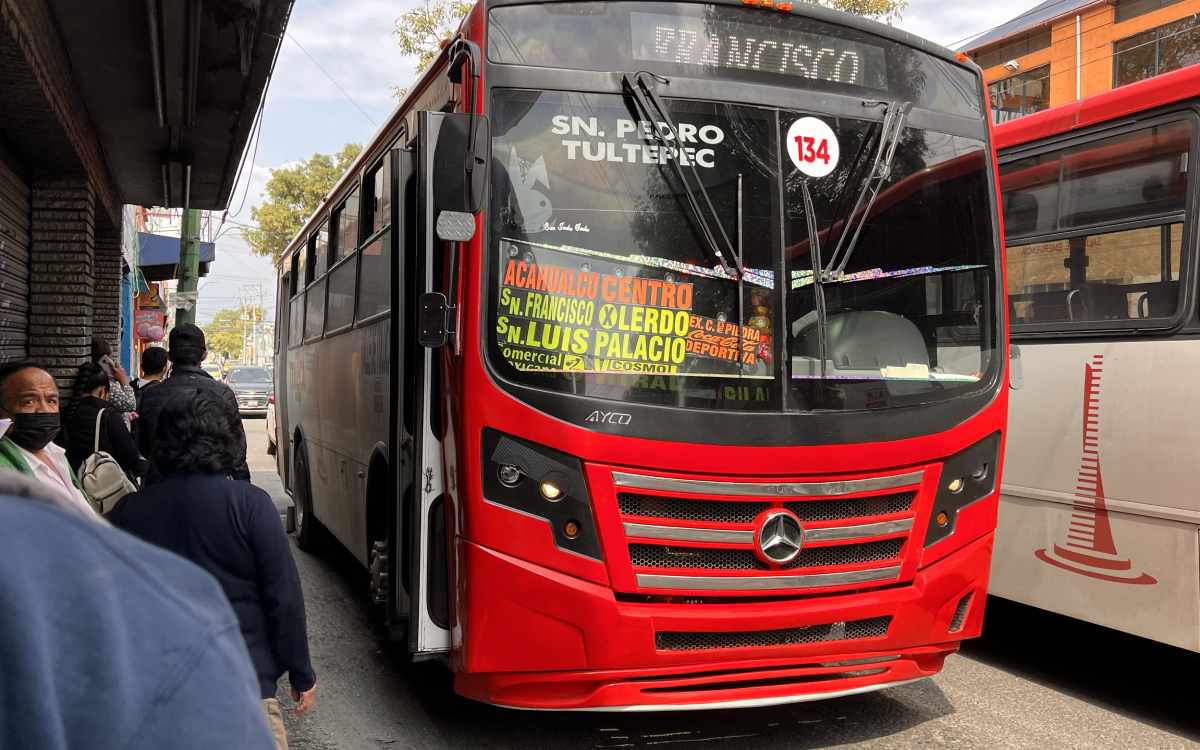 ruta alterna para camiones de zinacantepec