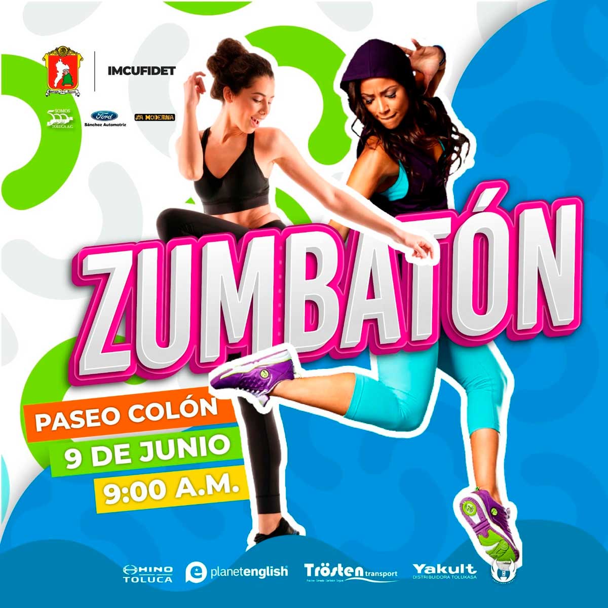 Zumbaton en Toluca los domingos