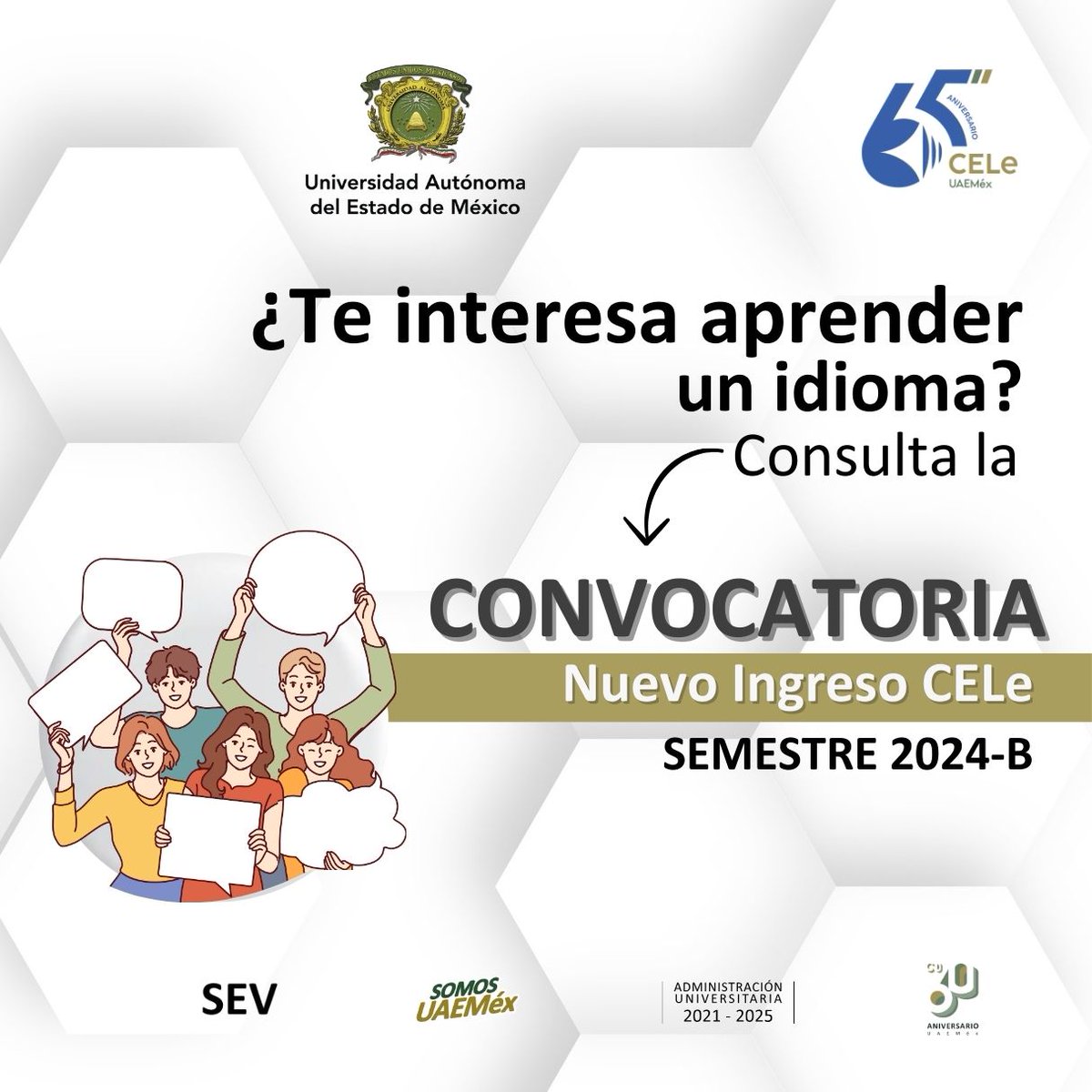 Nuevo ingreso al CELe UAEMéx 2024