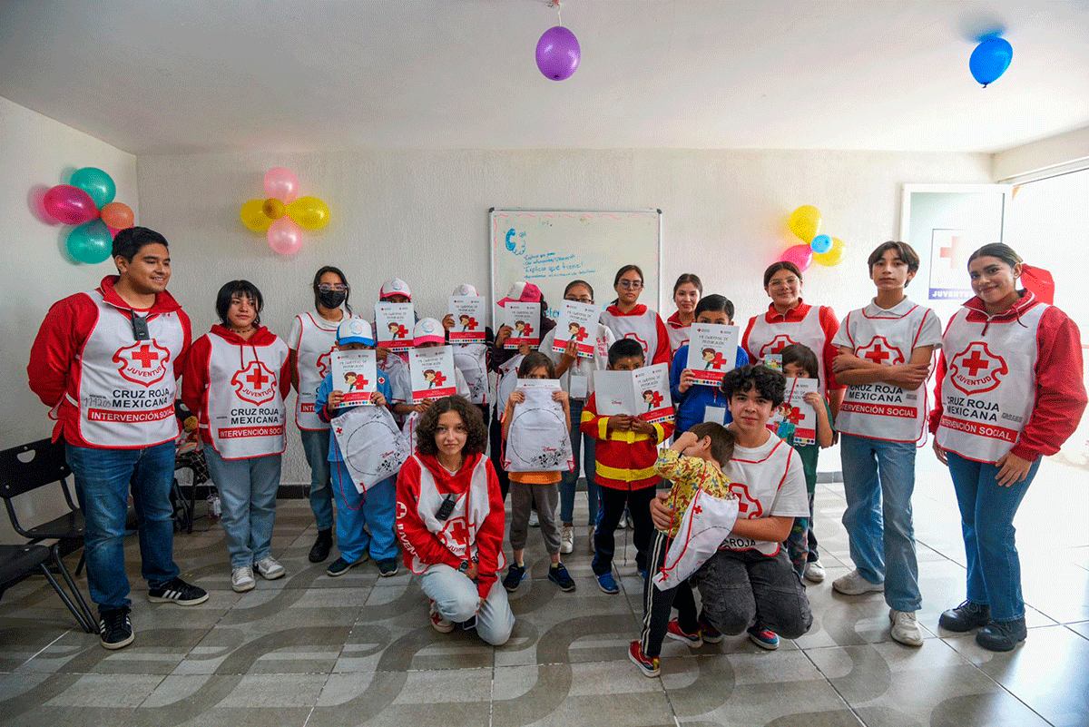 Un total de 74 niños iniciaron Curso de Verano en Cruz Roja Mexicana