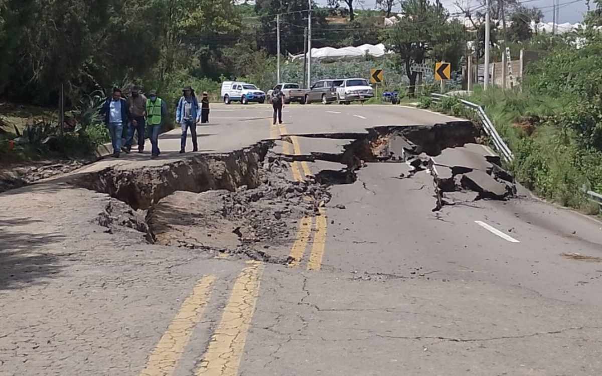 abriran carril en tenango