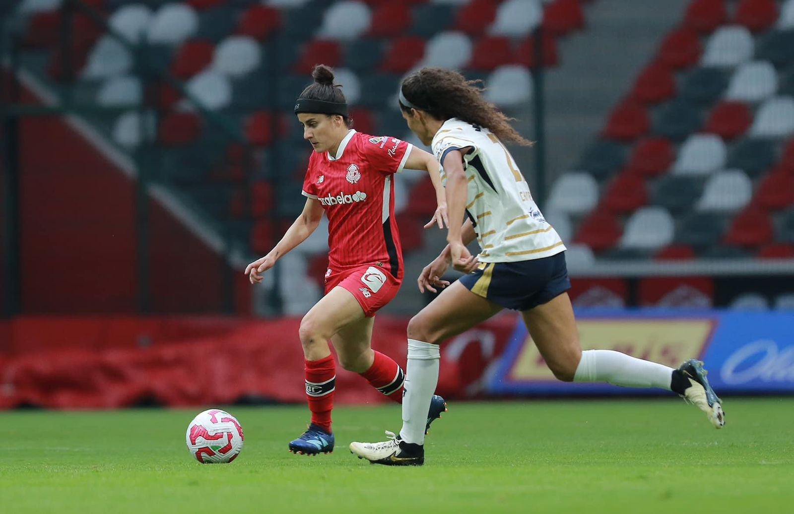 Las Diablas Rojas del Toluca cayeron contra Pumas en el Nemesio Diez