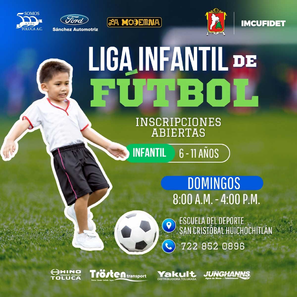 Liga de Futbol Infantil en Toluca