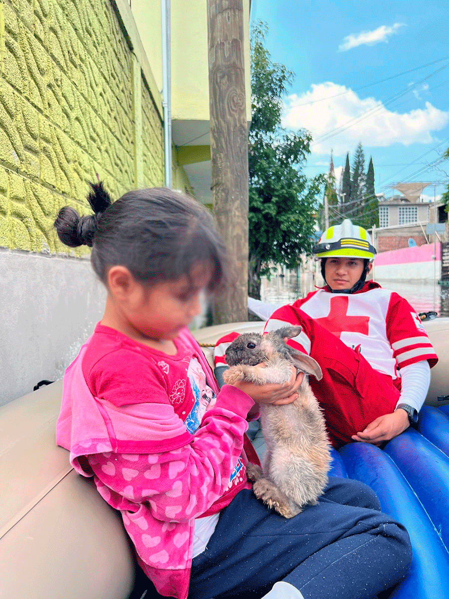 Apoya Cruz Roja Mexicana a personas afectadas por inundaciones en colonias de Chalco4