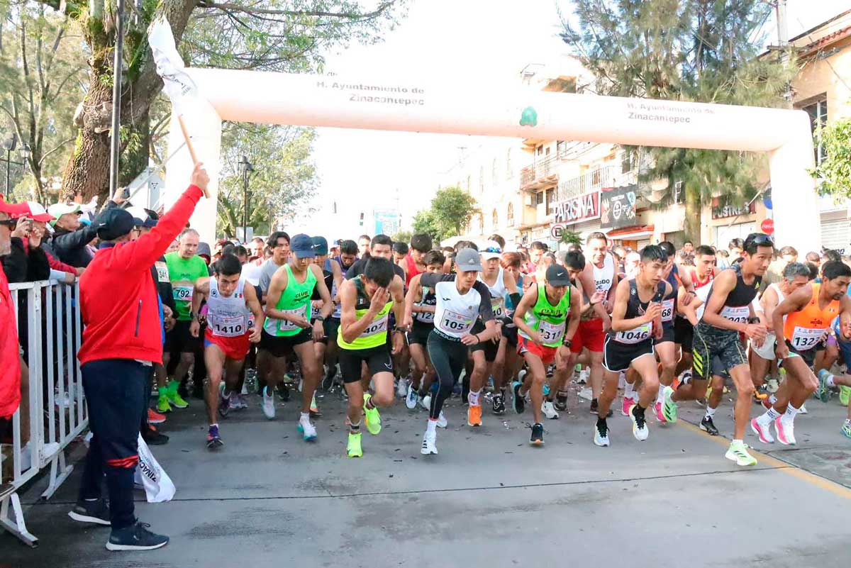 Gran Éxito en la 11ª Carrera del Marisco: Zinacantepec Reúne a Más de Mil Corredores