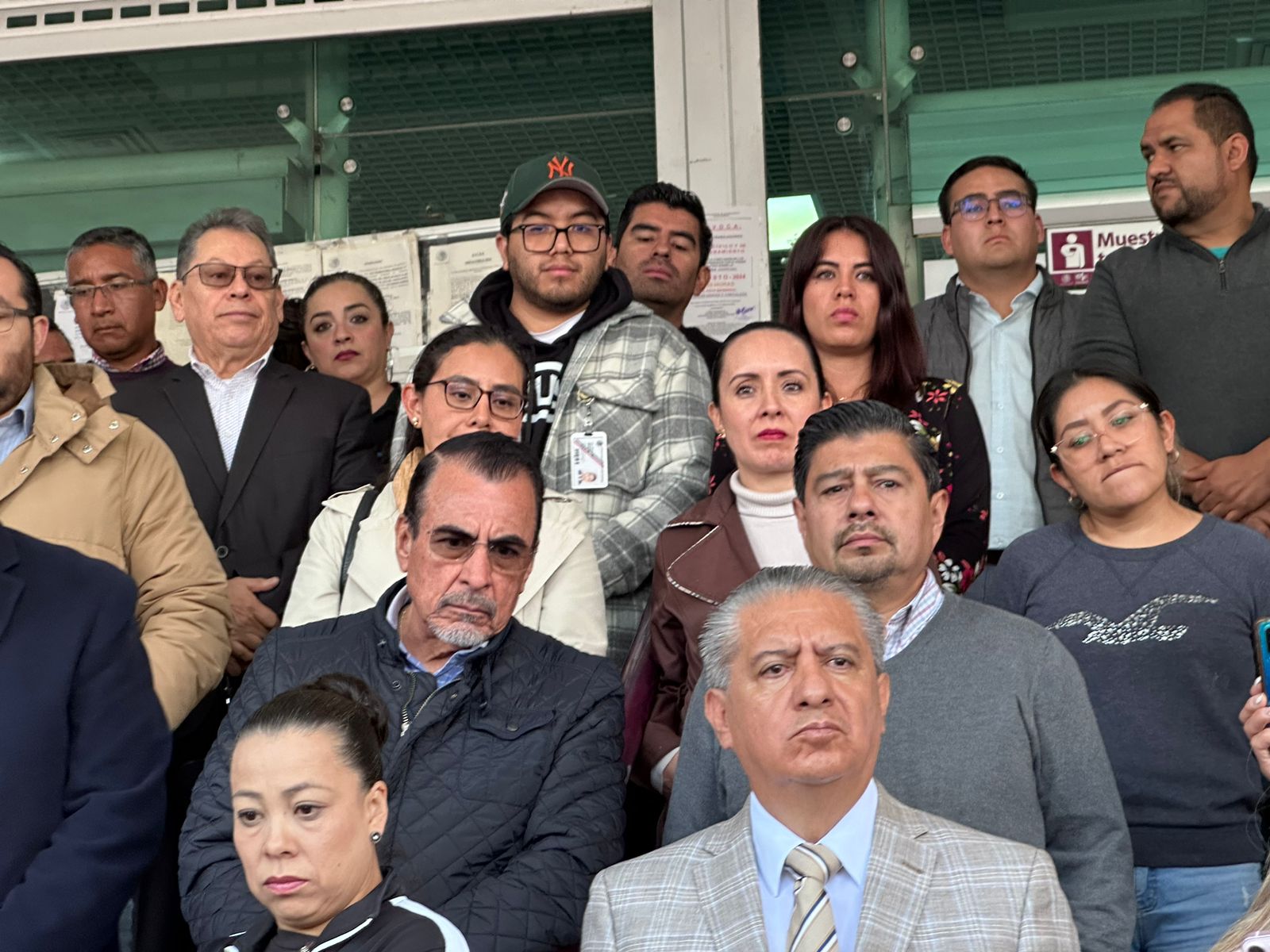 Trabajadores del Poder Judicial de Edomex en protesta 