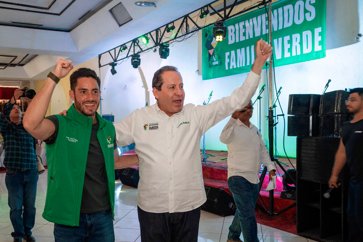 Reconoce Eruviel Ávila al Partido Verde por su aportación al triunfo de Claudia Sheinbaum