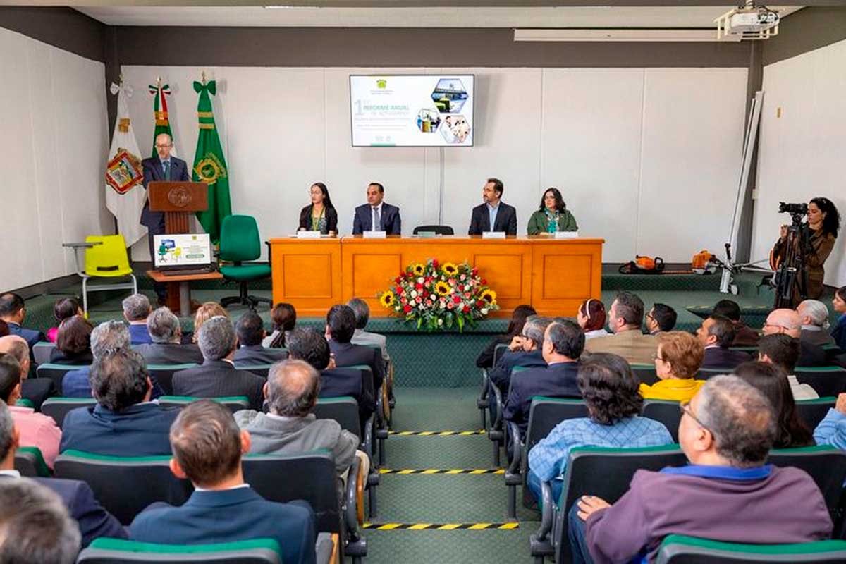 Informe del Rector de la UAEMéx en la Facultad de Medicina Veterinaria y Zootecnia