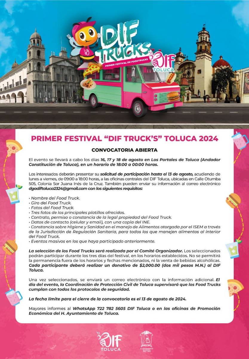 Convocatoria DIFTruck´s en Toluca