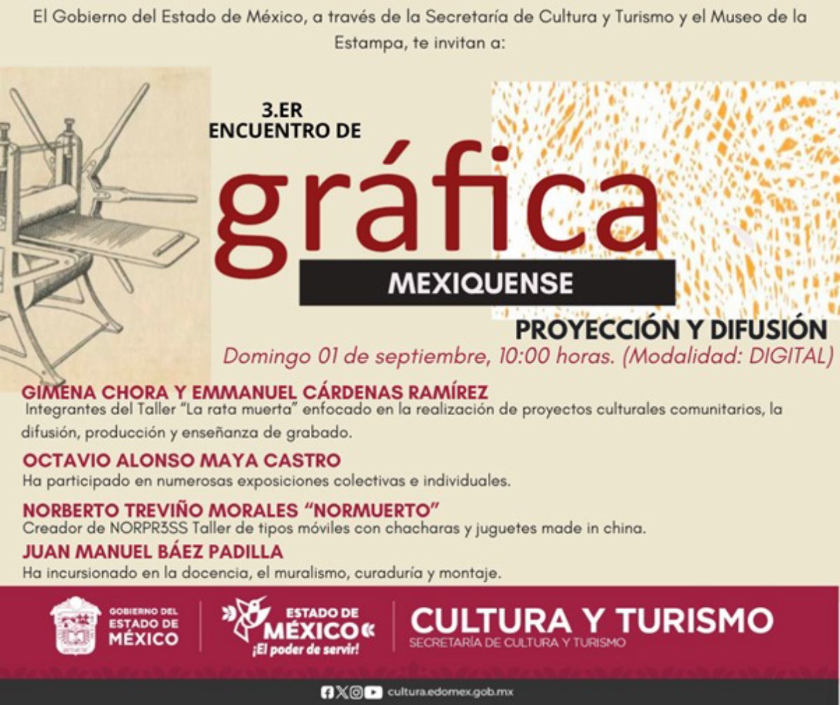 Cultura Edomex: Asiste al 3er Encuentro de Gráfica Mexiquense