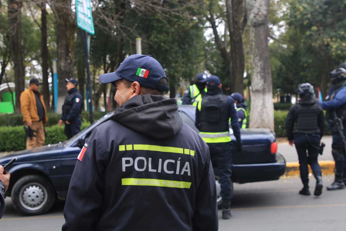 Realizan operativo de seguridad en Toluca 2024