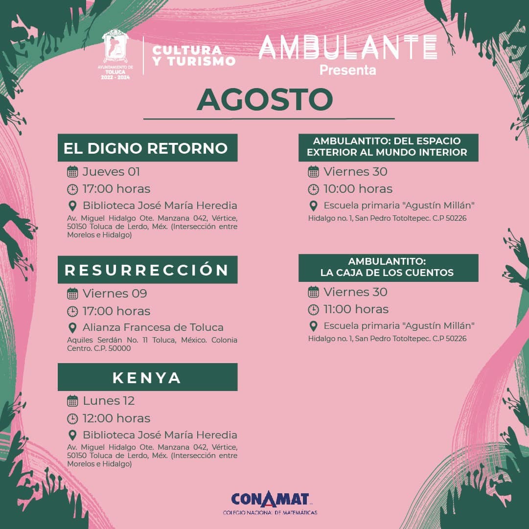 ¡Cine y Palomitas! Asiste a «Ambulante Presenta» en Toluca