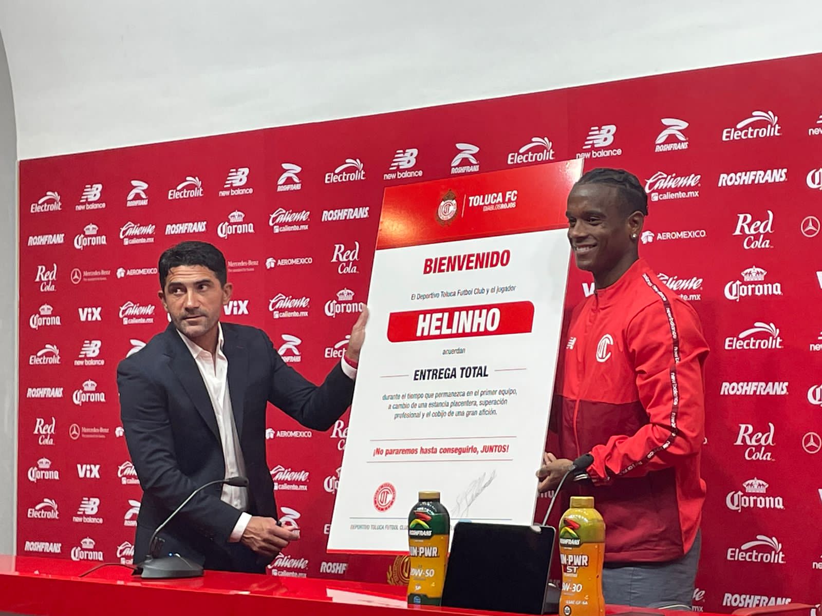 Helinho”, con deseos de sumar goles con el Deportivo Toluca