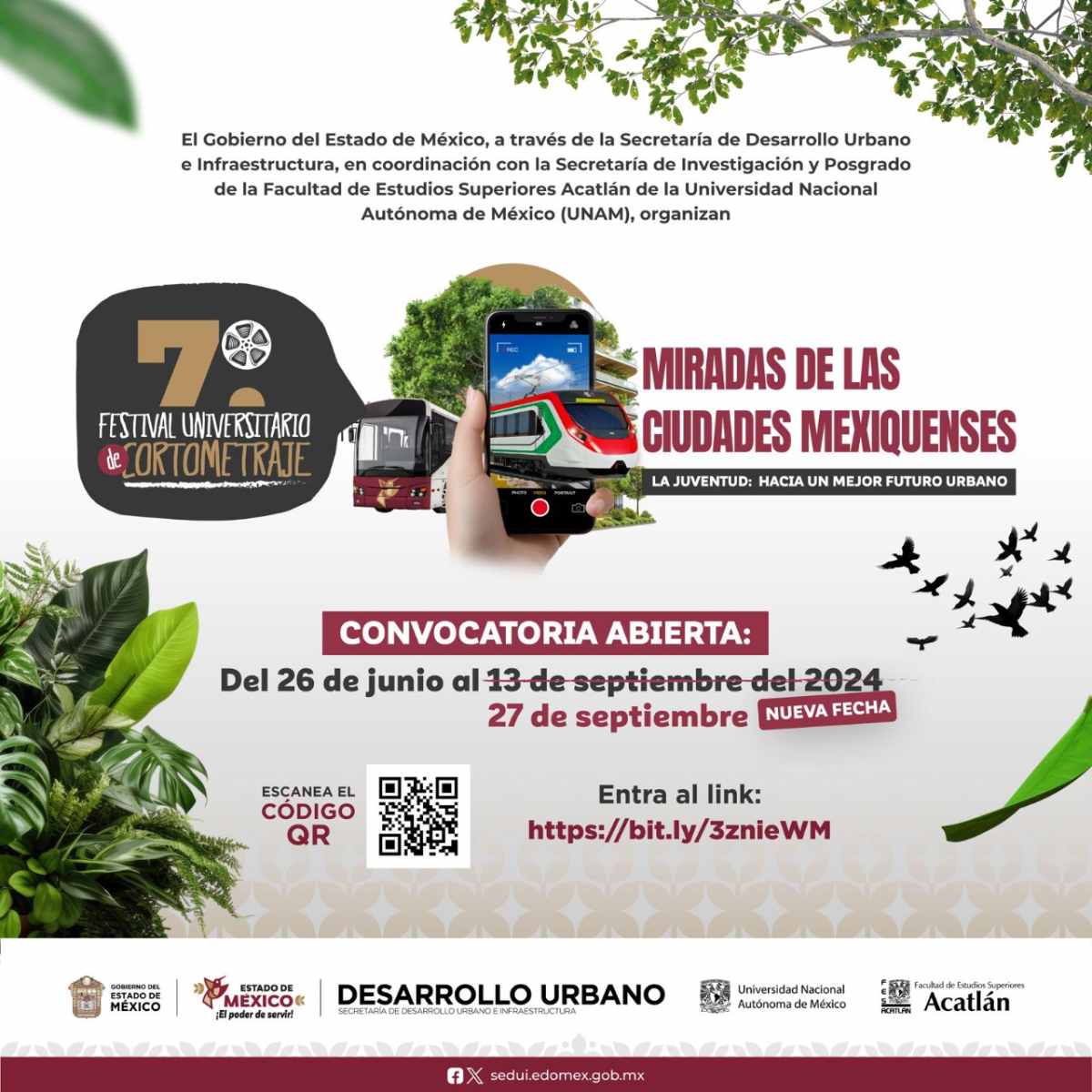 Participa en el 7° Festival Universitario de Cortometraje en Edomex