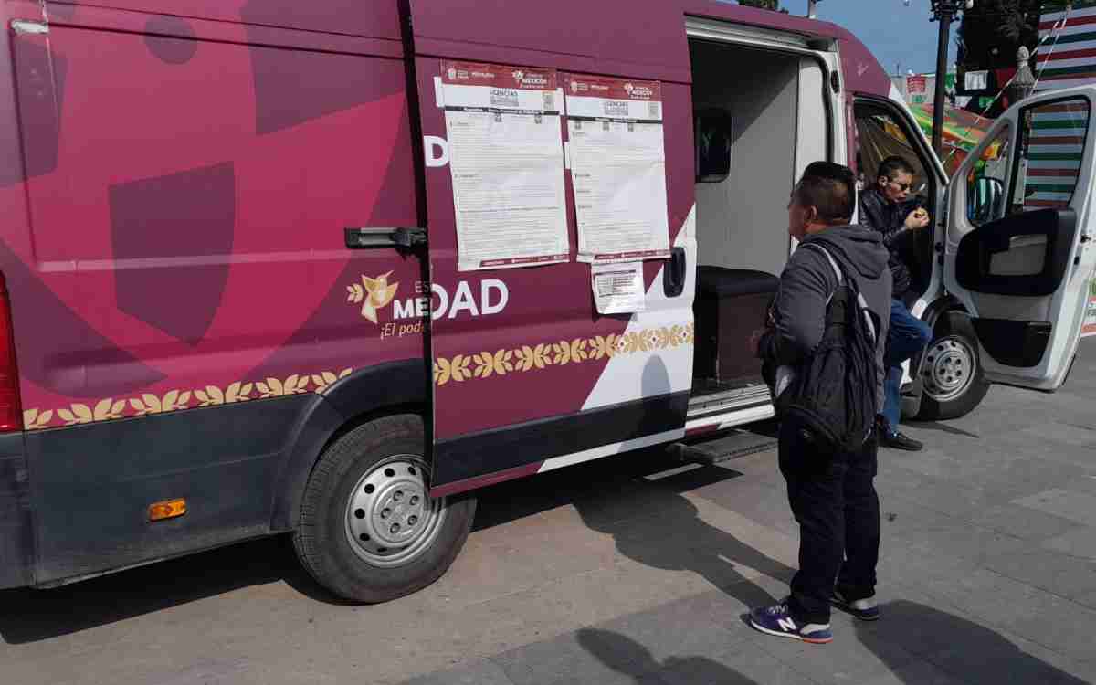 La Unidad Móvil de licencias EdoMéx llega a Toluca