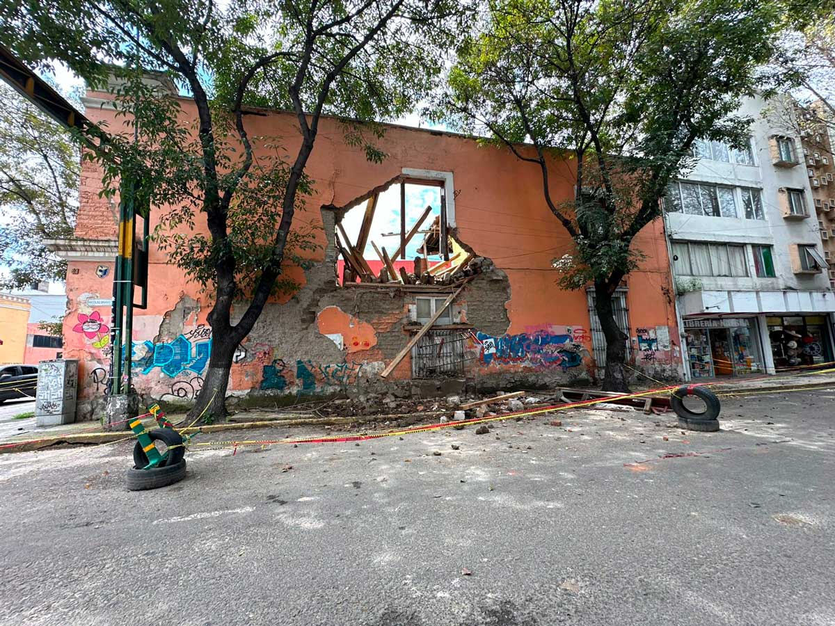 Edificio a punto de colapsar en Toluca 2024