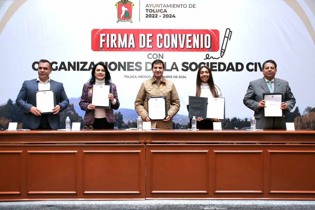Firma de convenio Toluca y A.C