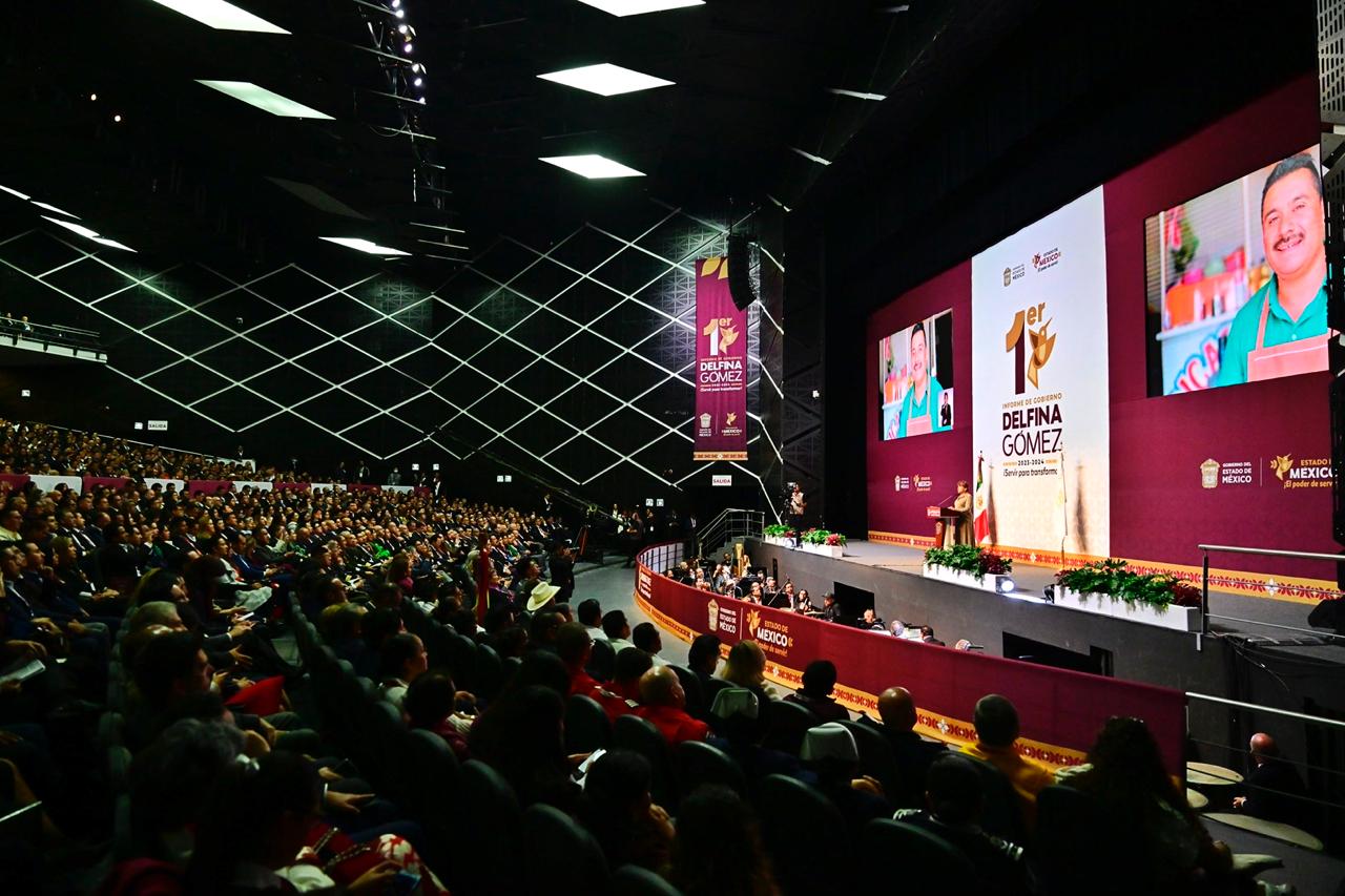 Primer Informe de Gobierno en Edomex de Delfina Gómez