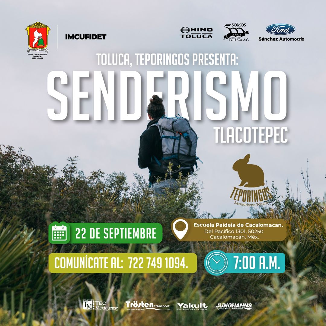 Apúntate a la Rodada y Senderismo en Toluca