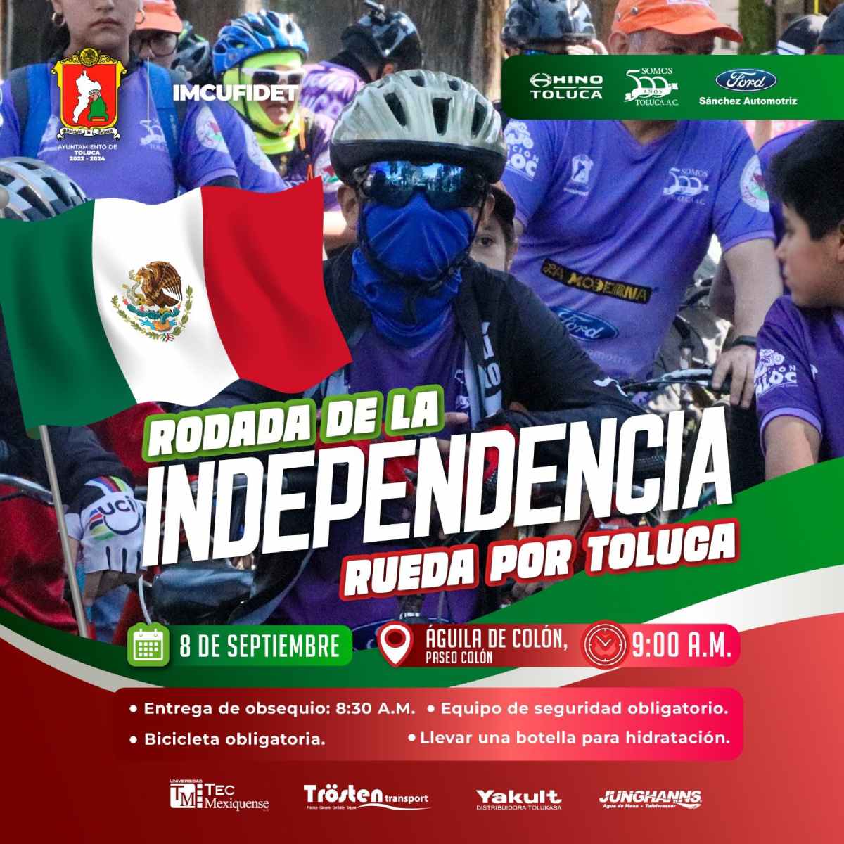 Rodada por la independencia en Toluca